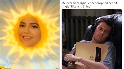 kylie jenner rise and shine meme